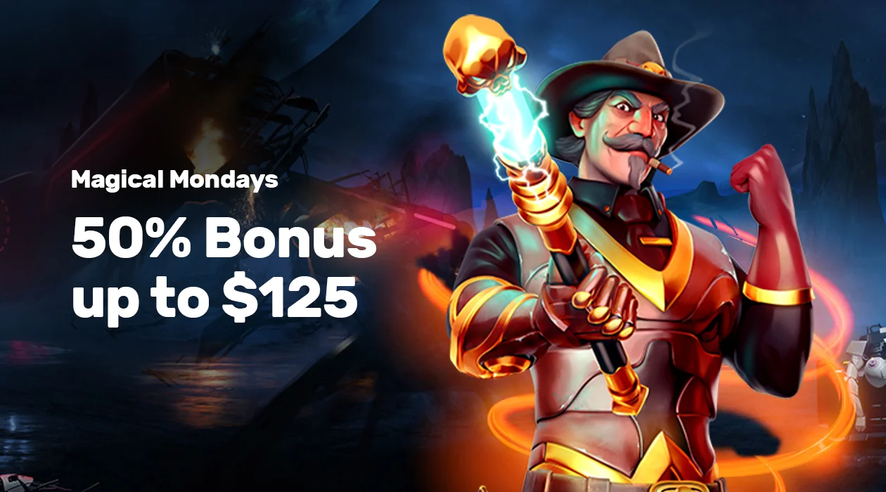 50% bonus up to $125 